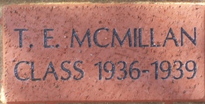 T. E. MCMILLAN CLASS 1936-1939