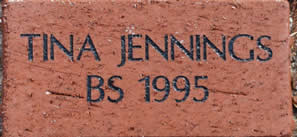 TINA JENNINGS BS 1995