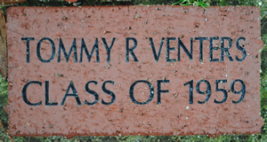 TOMMY R VENTERS CLASS OF 1959