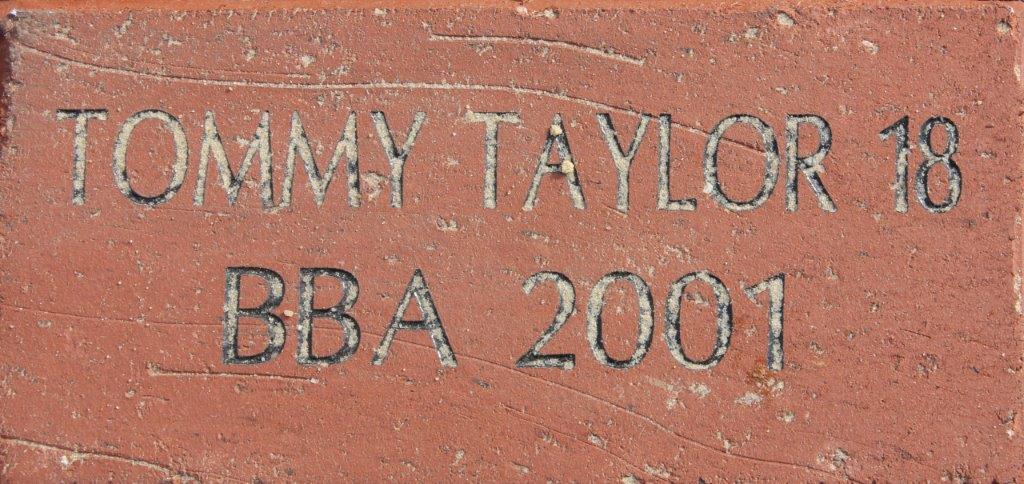 TOMMY TAYLOR #1 BBA 2001