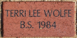 TERRI LEE WOLFE B.S. 1984