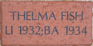 THELMA FISH LI 1932 BA 1934