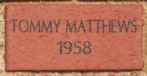 TOMMY MATTHEWS 1958