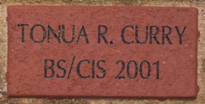 TONUA R. CURRY BS/CIS 2001