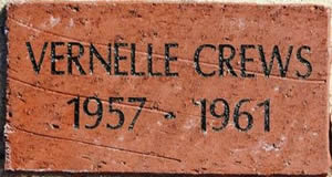 VERNELLE CREWS 1957-1961