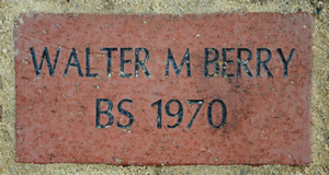 WALTER M BERRY BS 1970