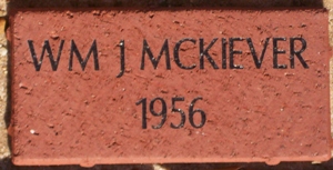 WM J MCKIEVER 1956