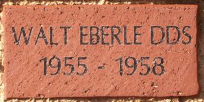 WALT EBERLE DDS 1955 - 1958