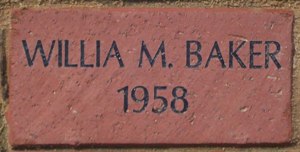 WILLIA M. BAKER 1958