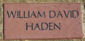 WILLIAM DAVID HADEN