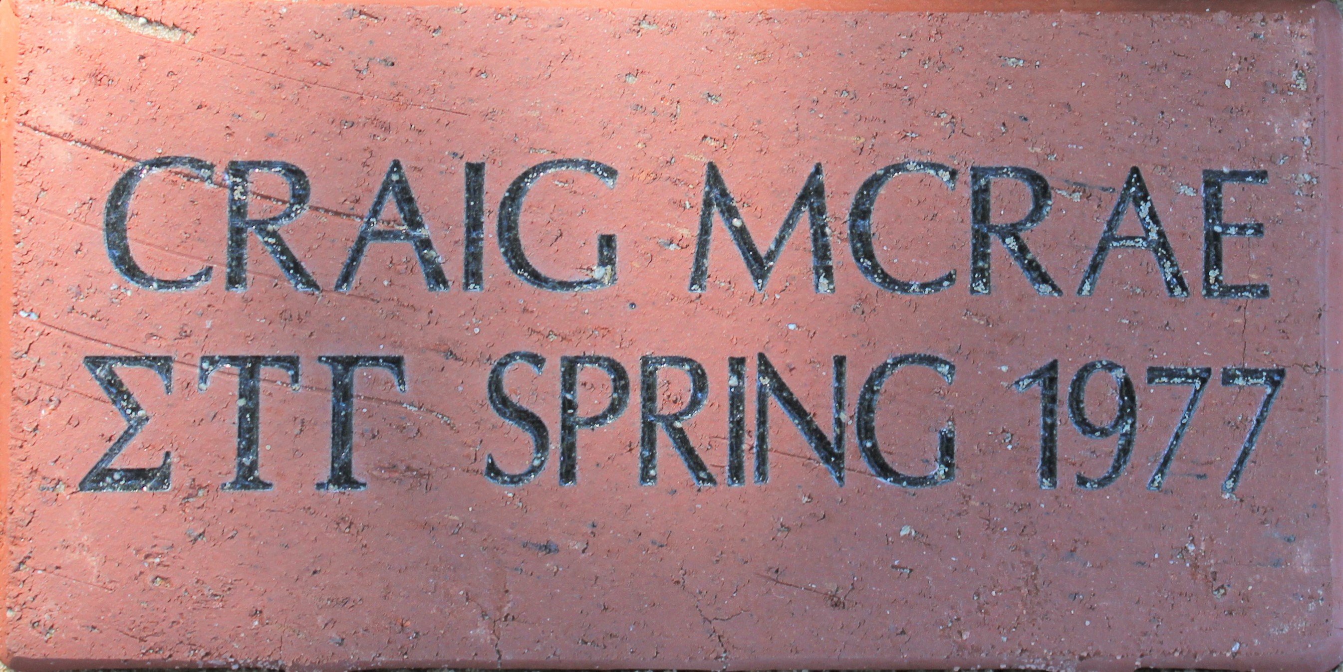 Craig McRae Spring 1977