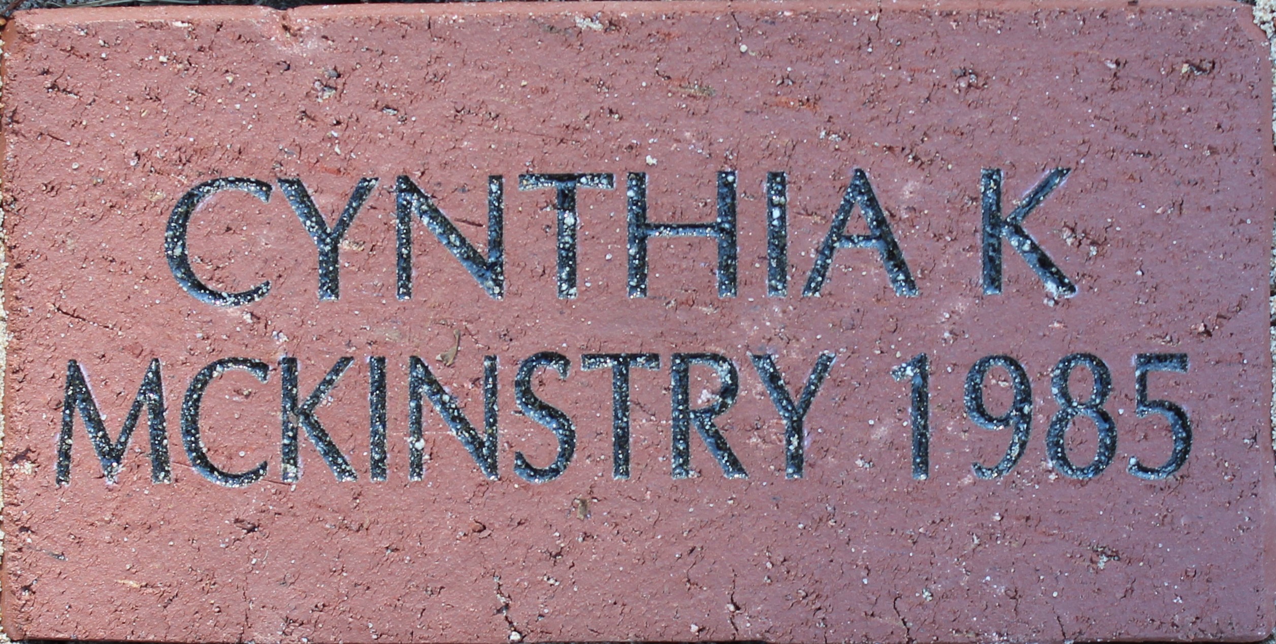 Cynthia K McKinstry 1985