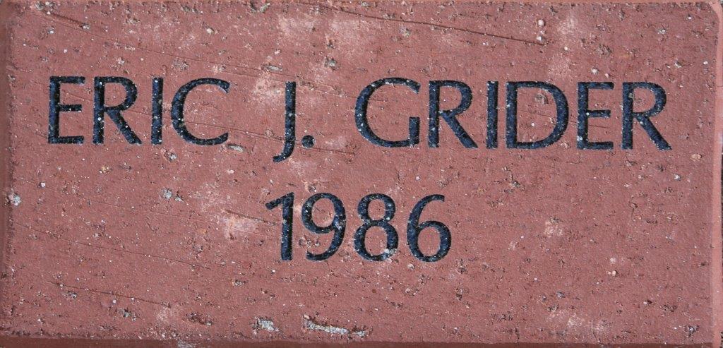 ERIC J GRIDER 1986