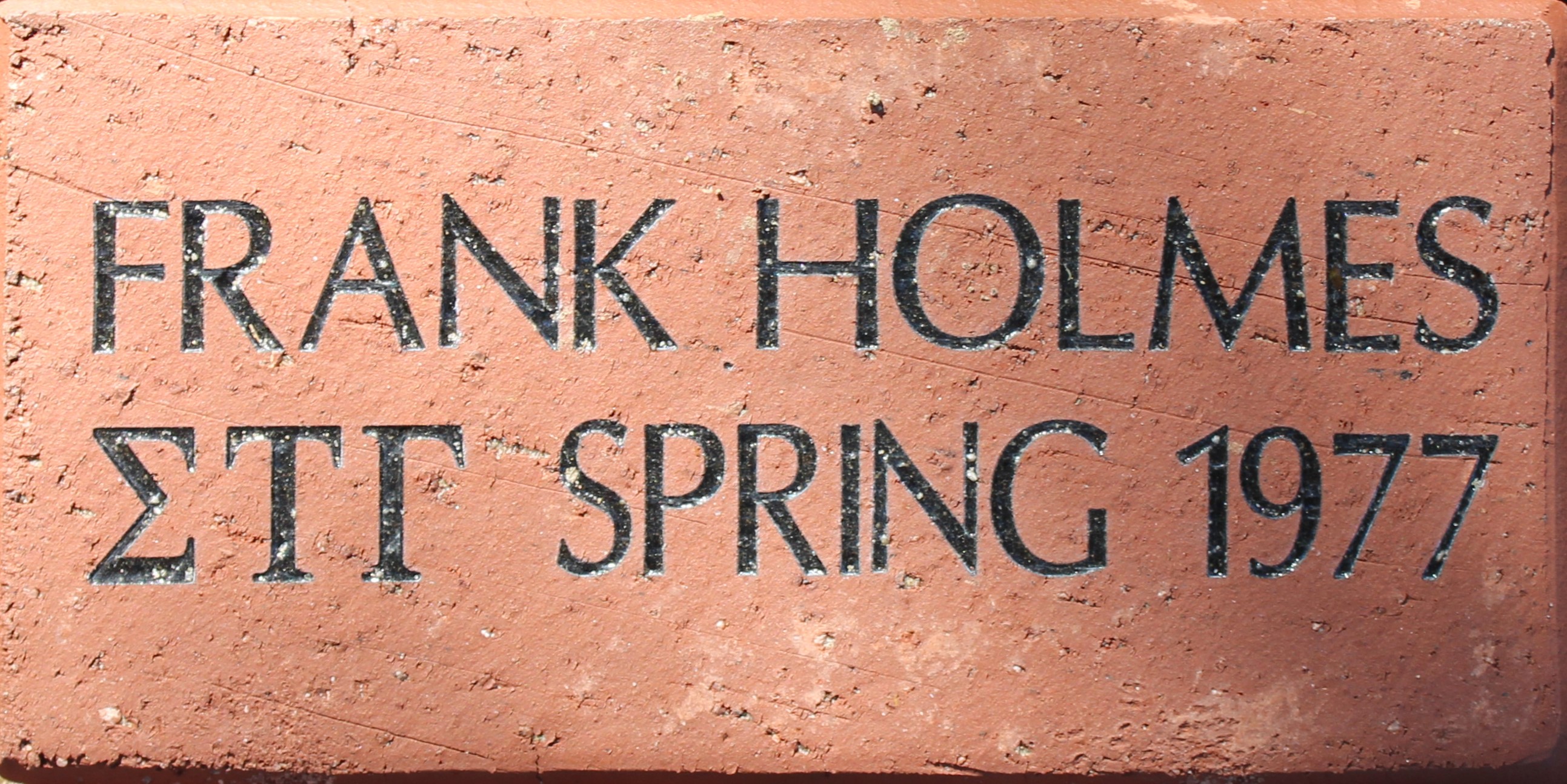 Frank Holmes Spring 1977