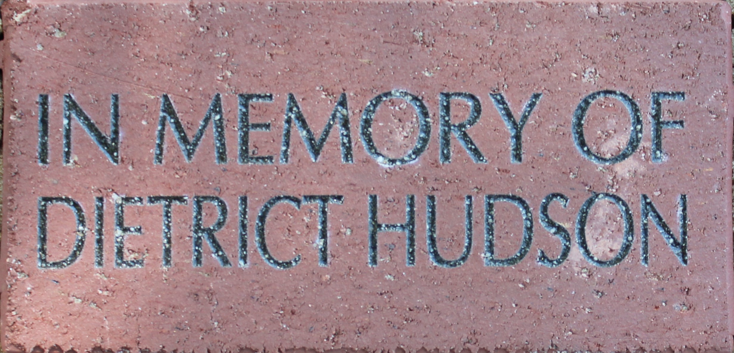 In Memory of Dietrict Hudson