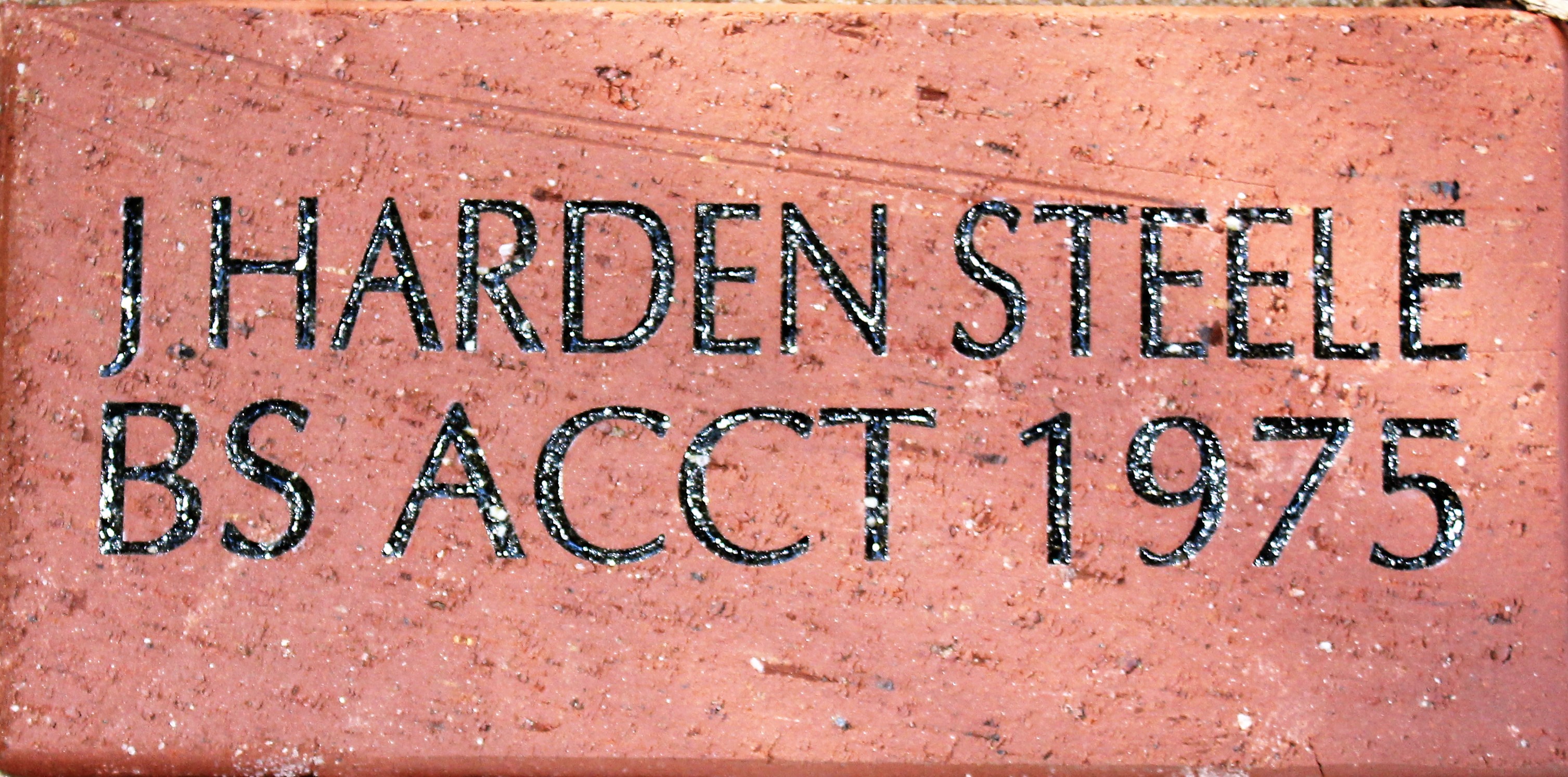 J HARDEN STEELE BS ACCT 1975
