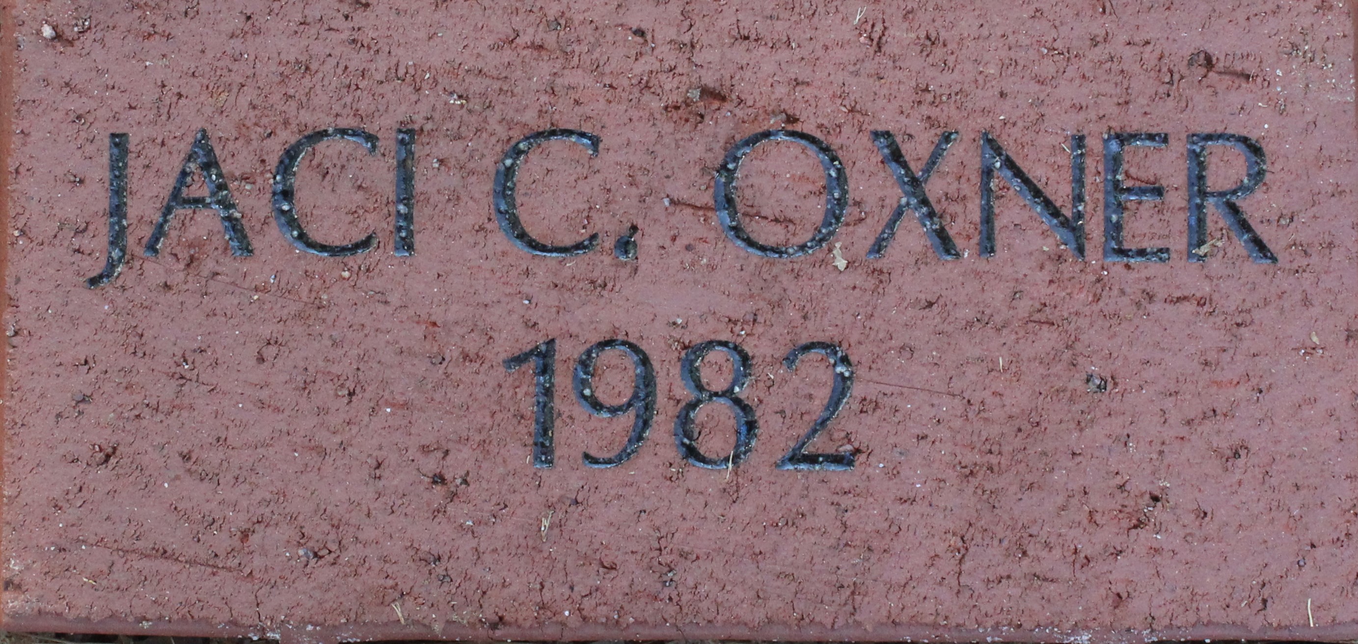 JACI C. OXNER 1982
