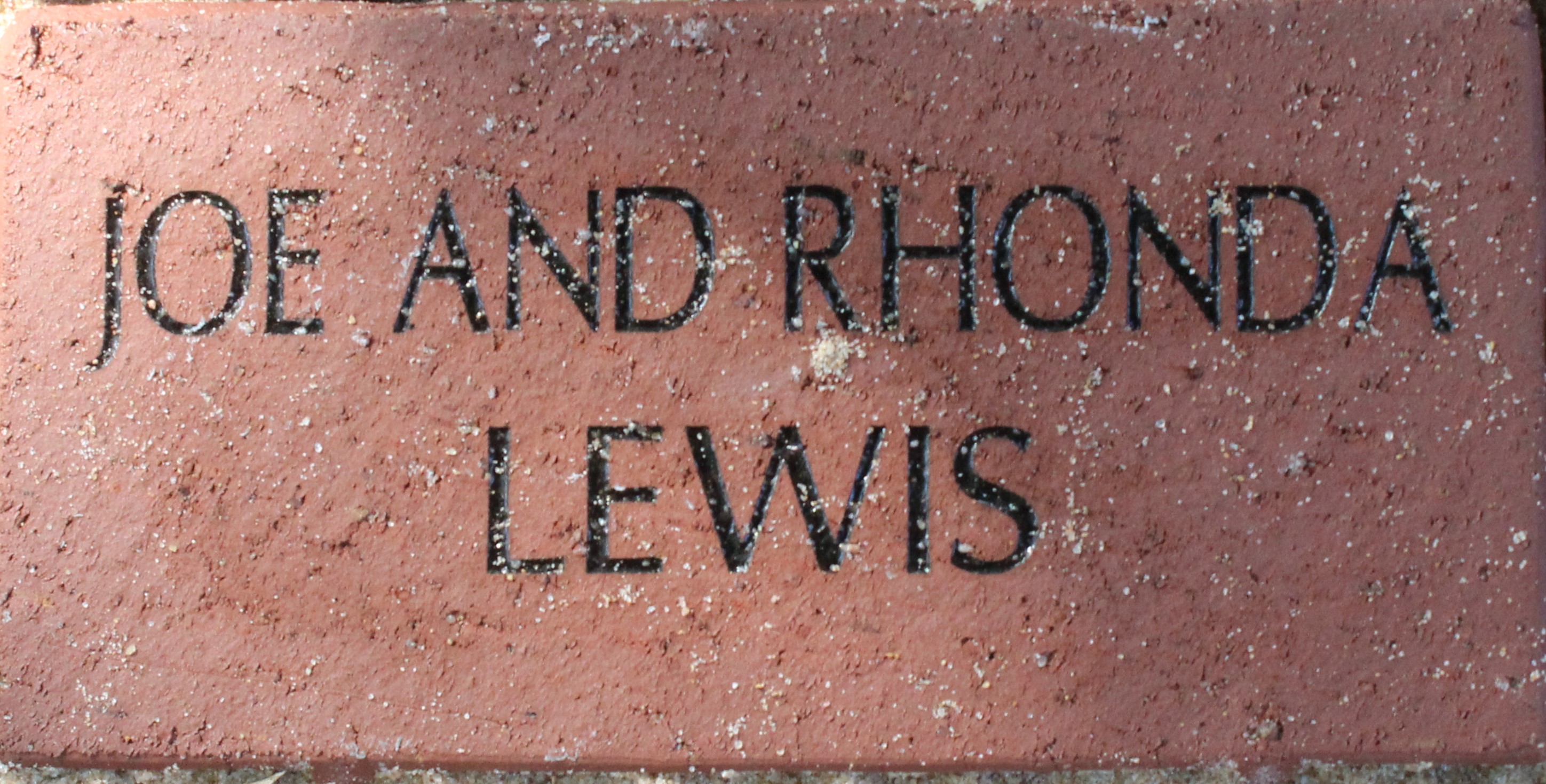 JOE AND RHONDA LEWIS