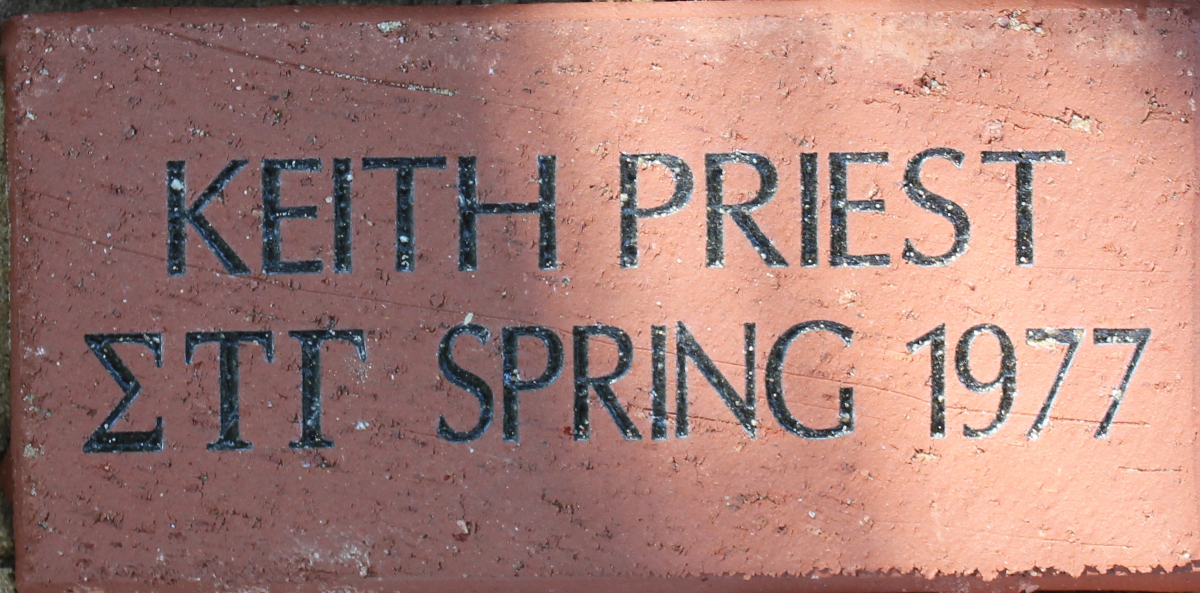 Keith Priest Spring 1977