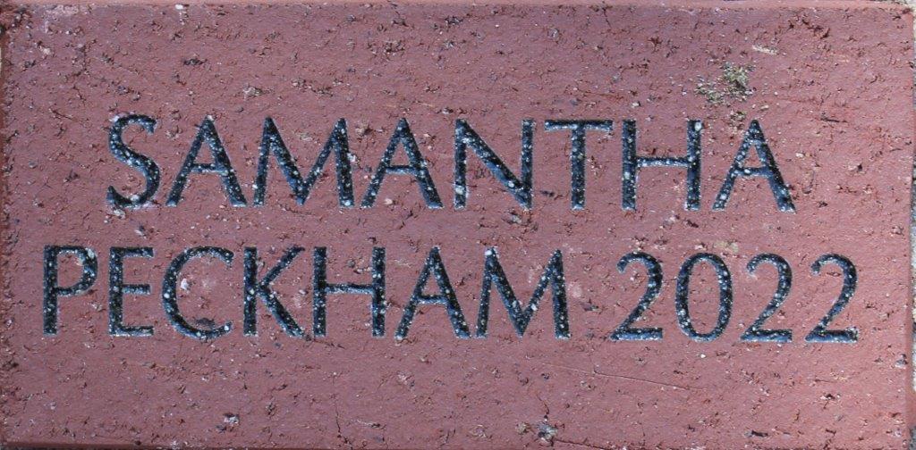 Samantha Peckham 2022