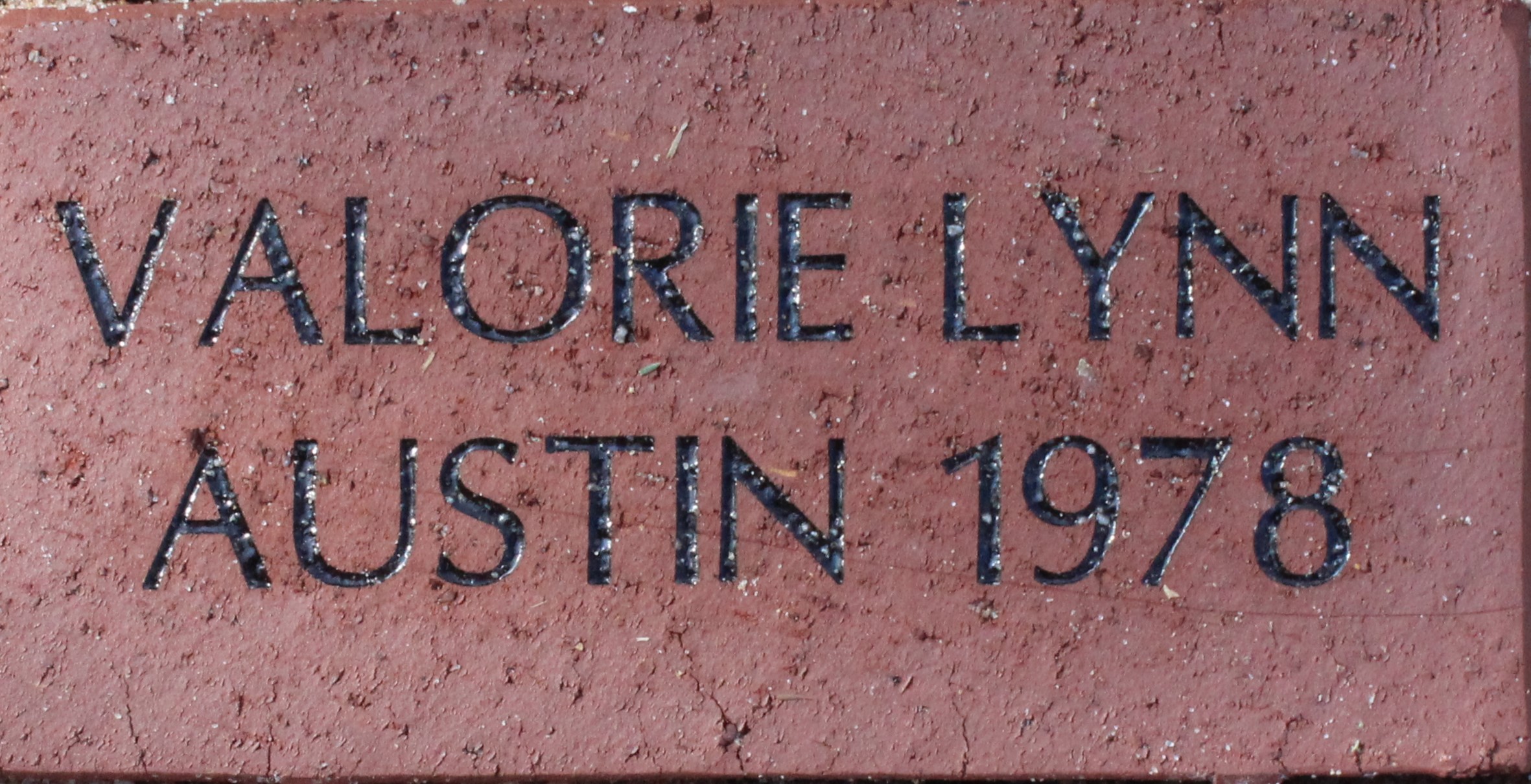VALORIE LYNN AUSTIN 1978