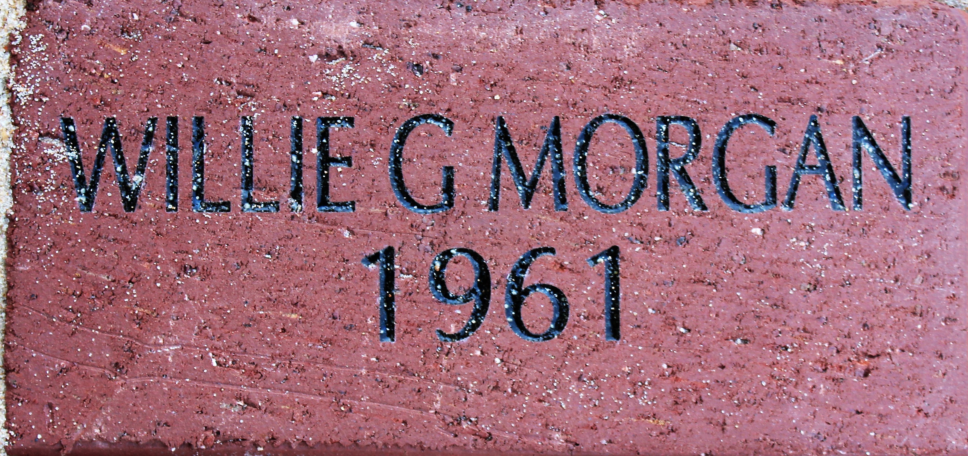 WILLIE G MORGAN 1961