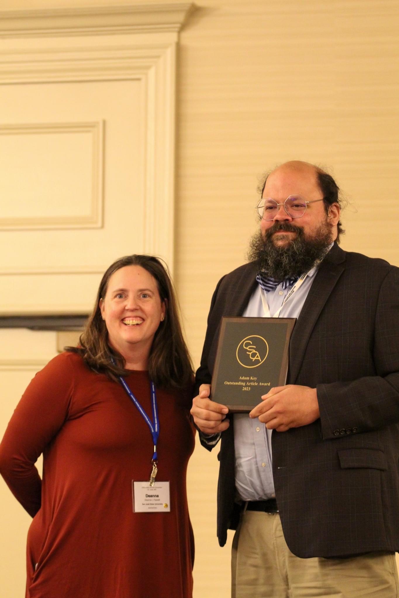 Adam Key - CSCA Award