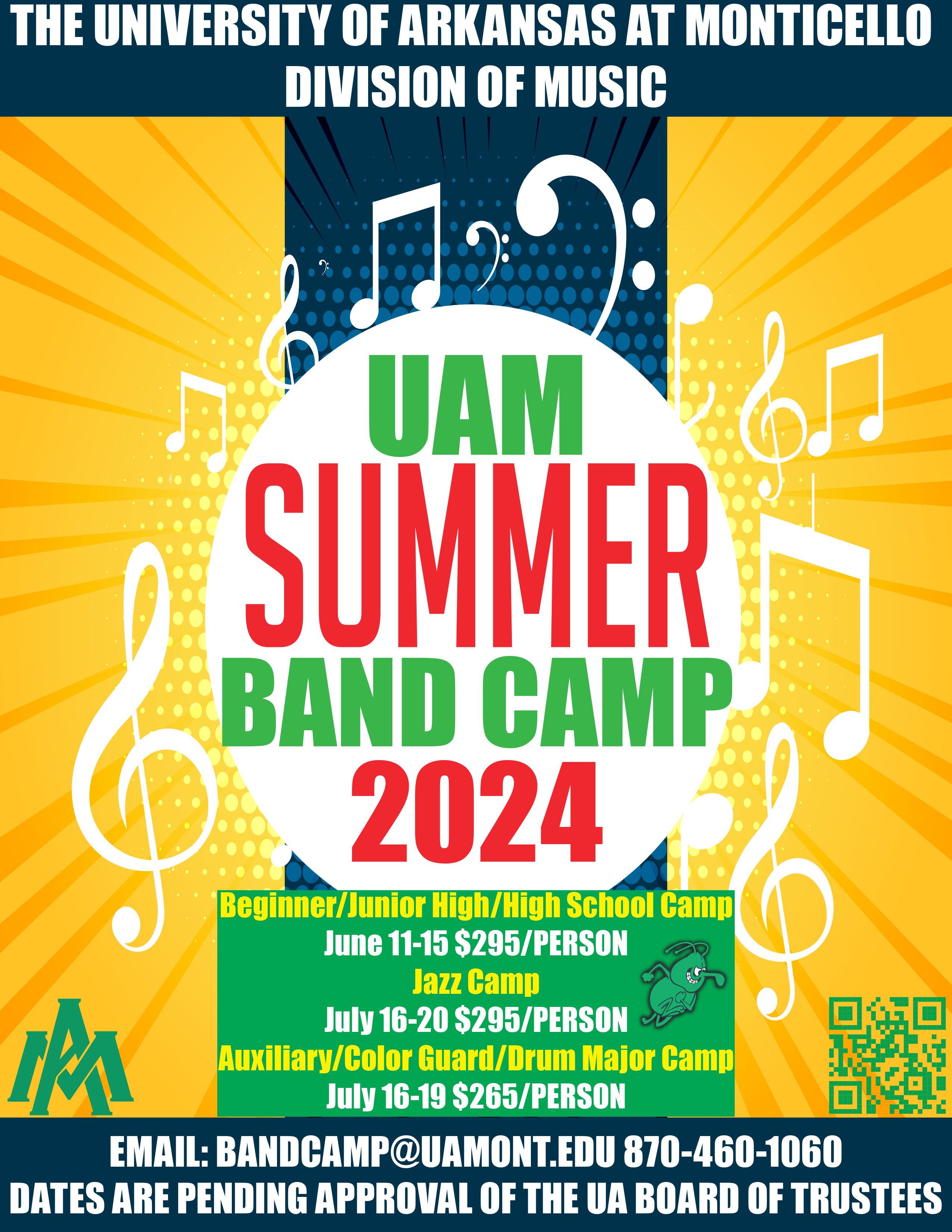 UAM Summer Band Camps